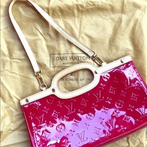 Louis Vuitton Vernis Red Patent Leather Bag